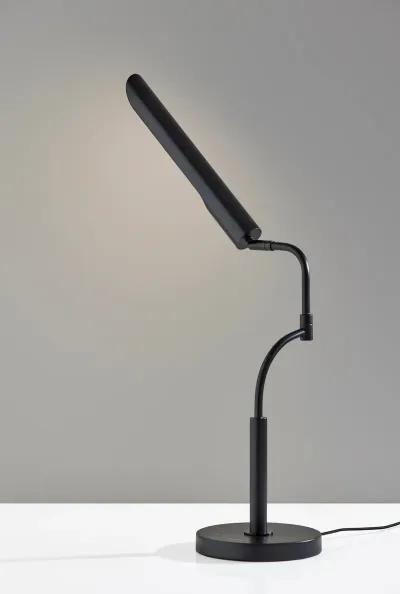 Zane LED Desk Lamp w. Smart Switch- Black