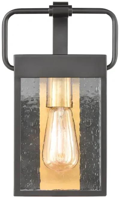 Knowlton 12" High 1-Light Outdoor Sconce - Matte Black