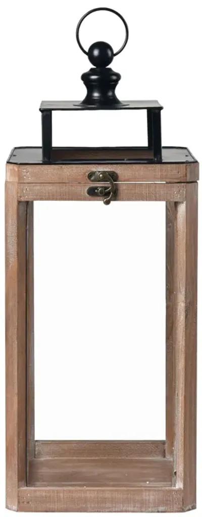 Dowd Lantern - Set of 2 Brown