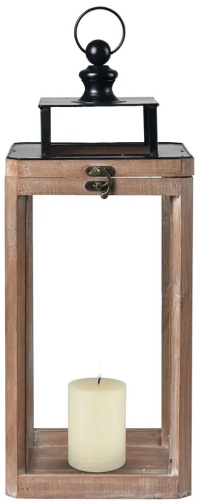 Dowd Lantern - Set of 2 Brown