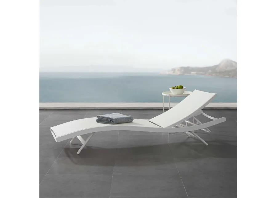 Glimpse Outdoor Patio Mesh Chaise Lounge Chair