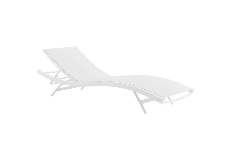 Glimpse Outdoor Patio Mesh Chaise Lounge Chair