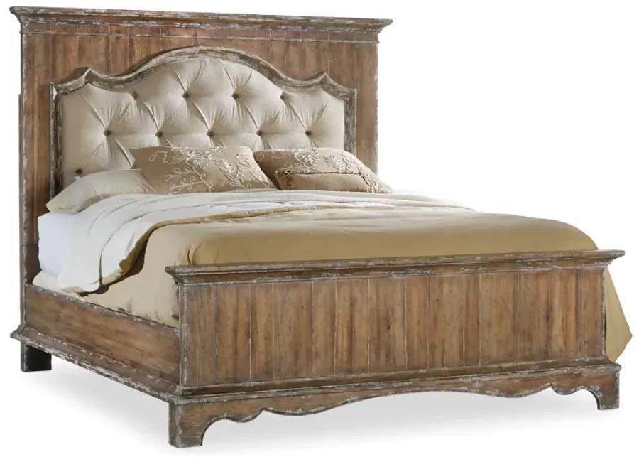 Chatelet California King Upholstered Mantle Panel Bed