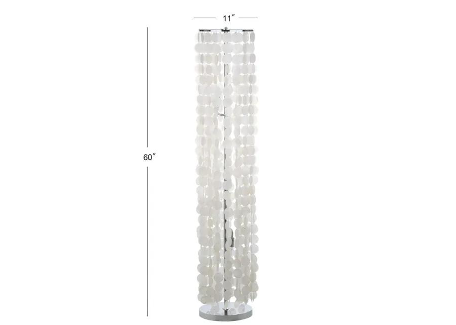 Illumina 3 Light Capiz 60-Inch H Floor Lamp