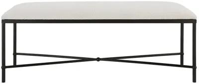 Avenham Black Framed Bench