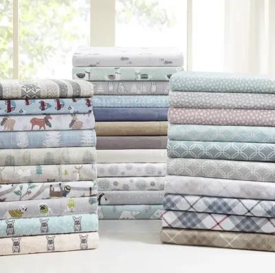 Cozy Flannel Printed Sheet Set