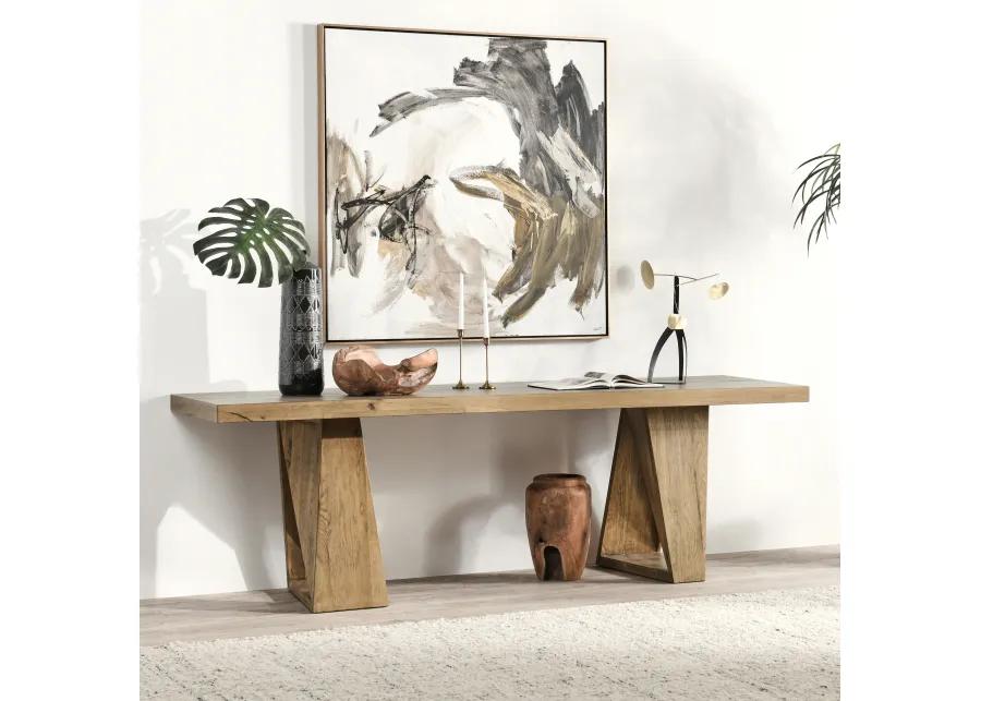 Arleth 94" Oak Console Table in Natural Oak