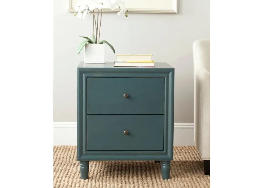 BLAISE NIGHTSTAND WITH STORAGE DRAWERS 