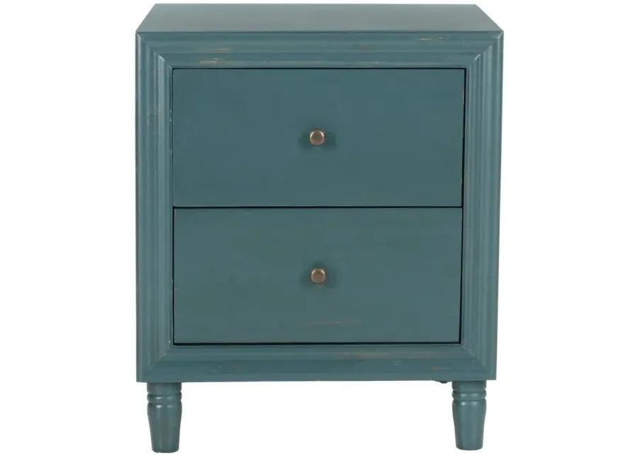 BLAISE NIGHTSTAND WITH STORAGE DRAWERS 