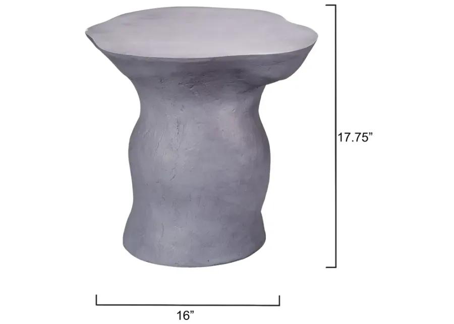 Sculpt Fiber Glass Side Table