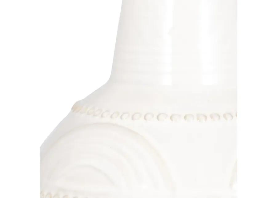 Ceramic 28" Bottle Table Lamp, White