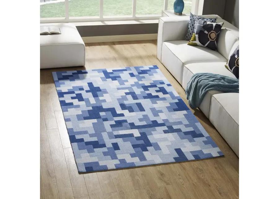 Andela Interlocking Block Mosaic 5x8 Area Rug