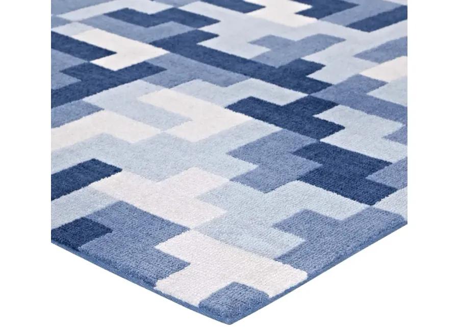 Andela Interlocking Block Mosaic 5x8 Area Rug