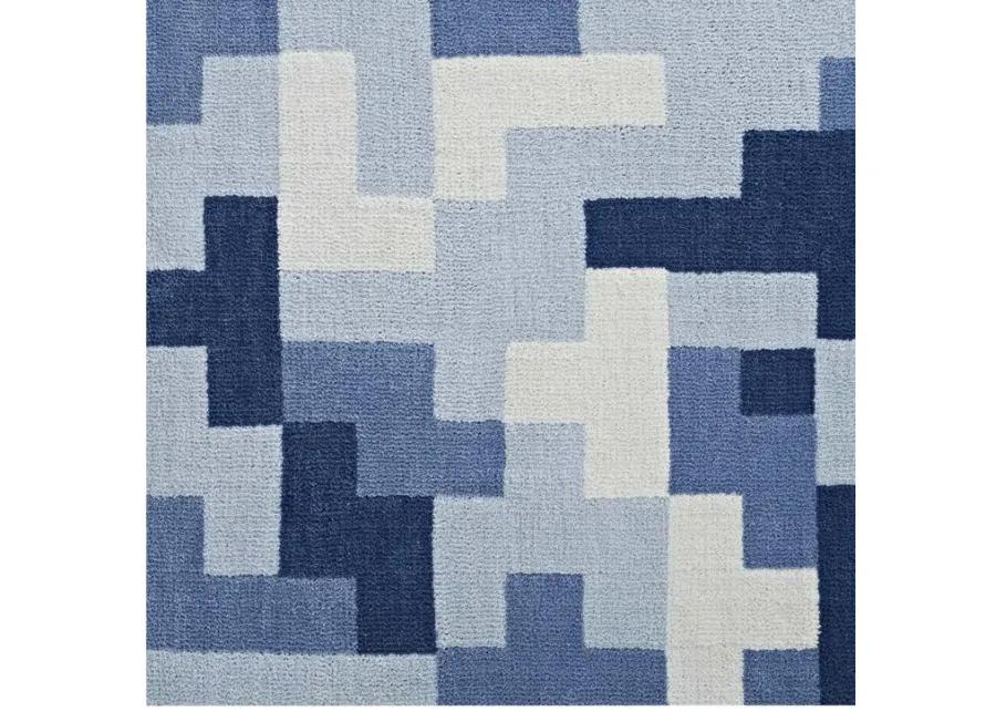 Andela Interlocking Block Mosaic 5x8 Area Rug