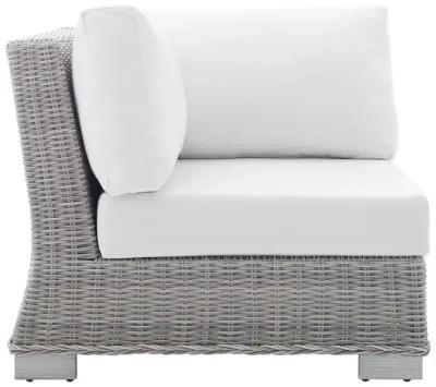 Conway Sunbrella® Outdoor Patio Wicker Rattan Corner Chair