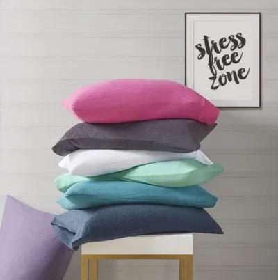 Intelligent Design Cotton Blend Jersey Knit Teal All Season Sheet Set