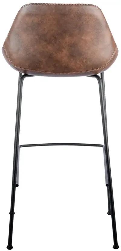 Corinna Bar Stool in Vintage Brown - Set of 2