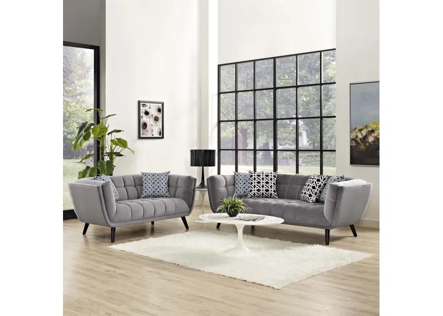 Bestow 2 Piece Performance Velvet Sofa and Loveseat Set