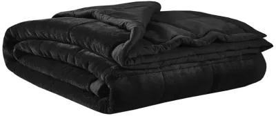 Madison Park Coleman Black Reversible HeiQ Smart Temperature Down Alternative Blanket