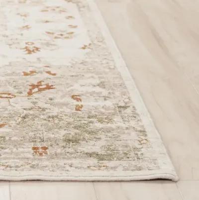 Ventura Beige/Green Medallion Washed Wool 9'x12' Rectangle Rug