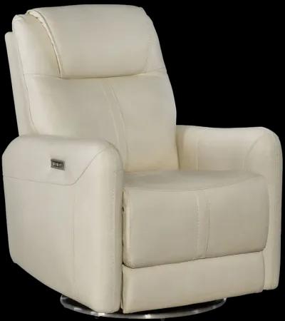 Steffen Swivel Power Recliner with Power Headrest