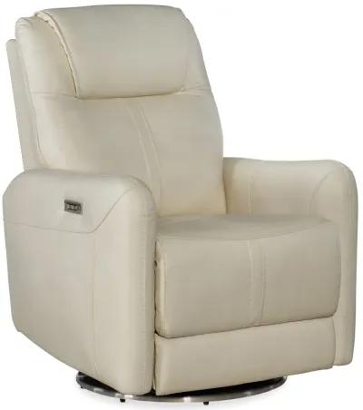 Steffen Swivel Power Recliner with Power Headrest