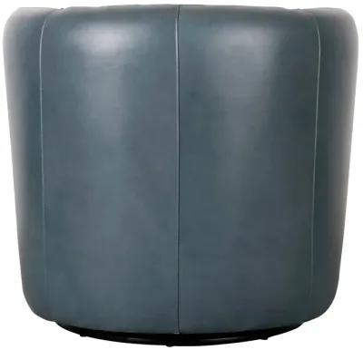 Bronson Swivel Accent Chair Blue MX