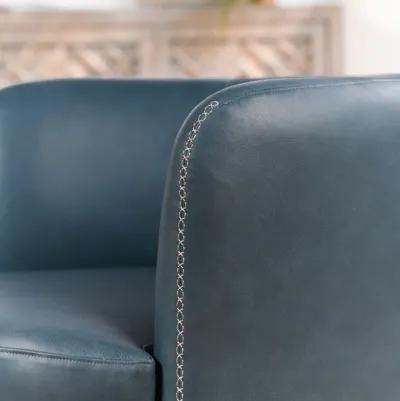 Bronson Swivel Accent Chair Blue MX