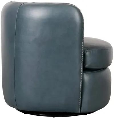 Bronson Swivel Accent Chair Blue MX