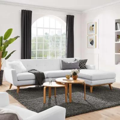 Engage Right-Facing Upholstered Fabric Sectional Sofa