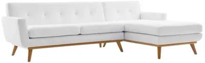 Engage Right-Facing Upholstered Fabric Sectional Sofa