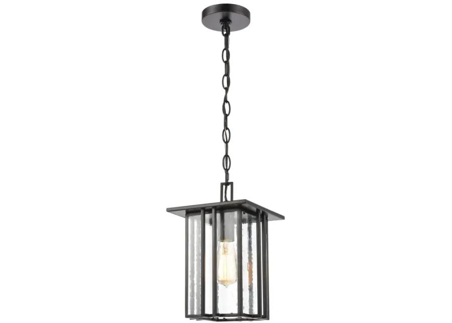 Radnor 8" Wide 1-Light Outdoor Pendant - Matte Black