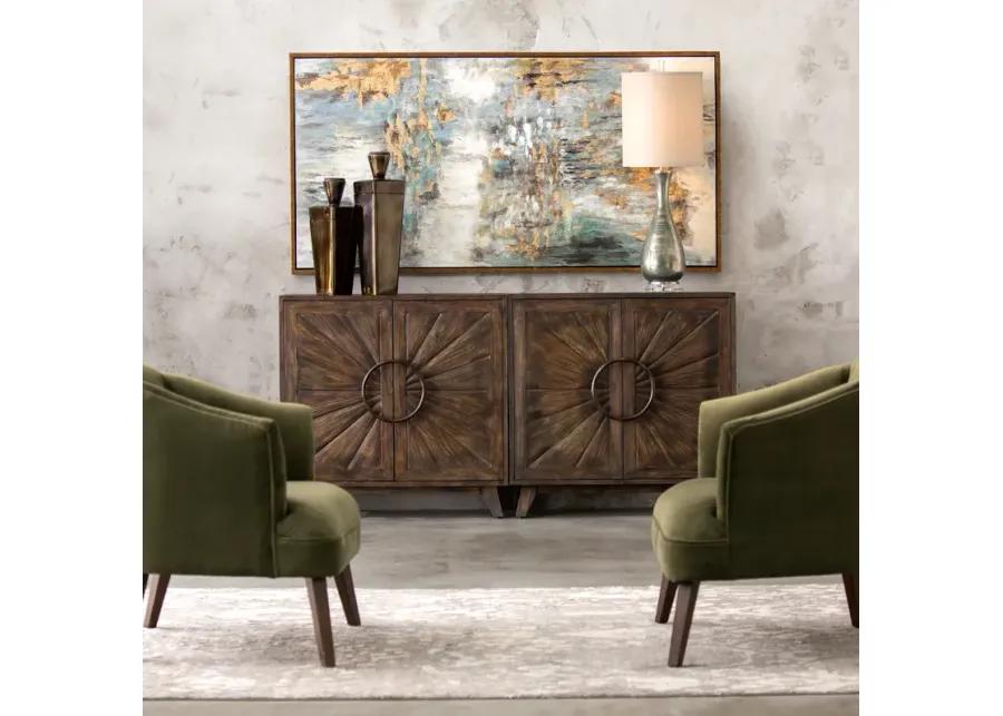 Kohana Black Console Cabinet