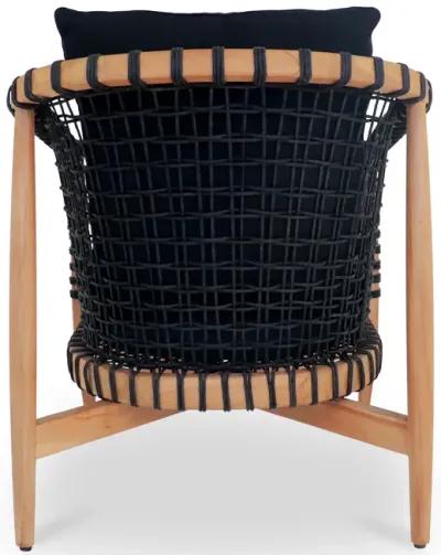 Kuna Outdoor Lounge Chair Black