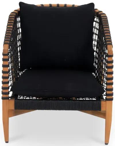 Kuna Outdoor Lounge Chair Black