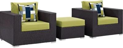 Convene 3 Piece Outdoor Patio Sofa Set