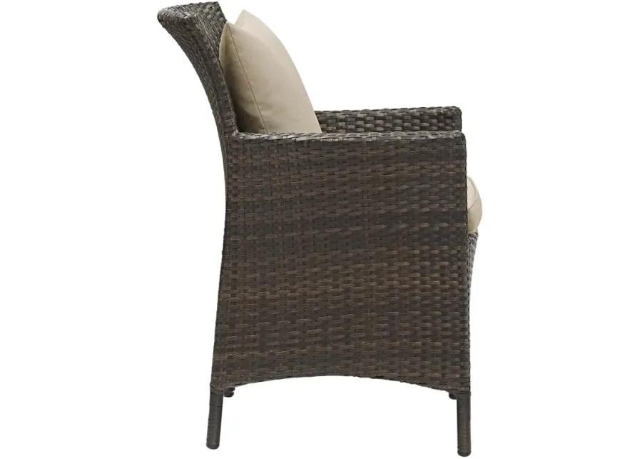 Conduit 5 Piece Outdoor Patio Wicker Rattan Set