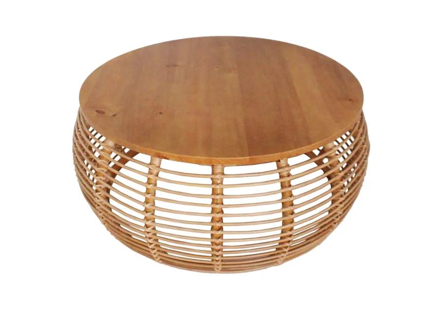 Iris Rattan Coffee Table