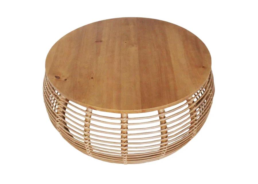 Iris Rattan Coffee Table