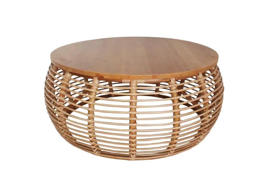 Iris Rattan Coffee Table