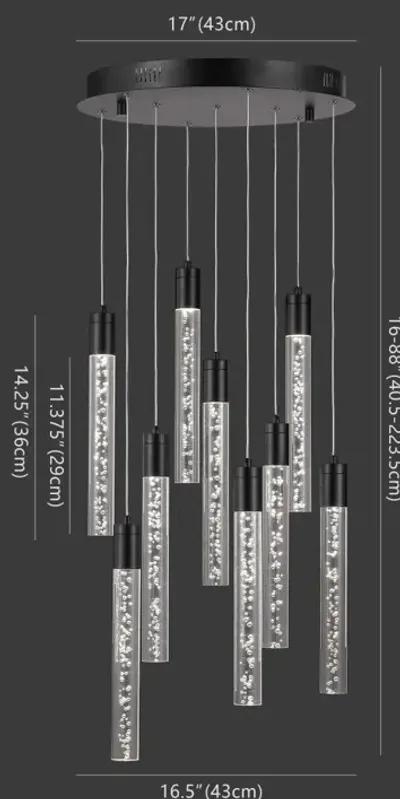 Nicolle Acrylic 9 Light Chande