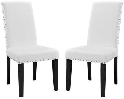 Parcel Dining Side Chair Vinyl Set of 2