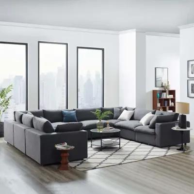 Commix Down Filled Overstuffed 8 Piece Sectional Sofa Set