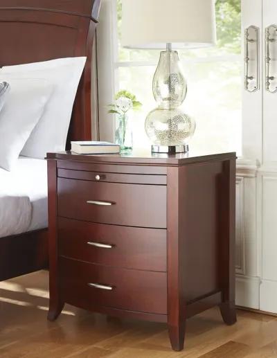 Brighton Two Drawer Nightstand in Cinnamon