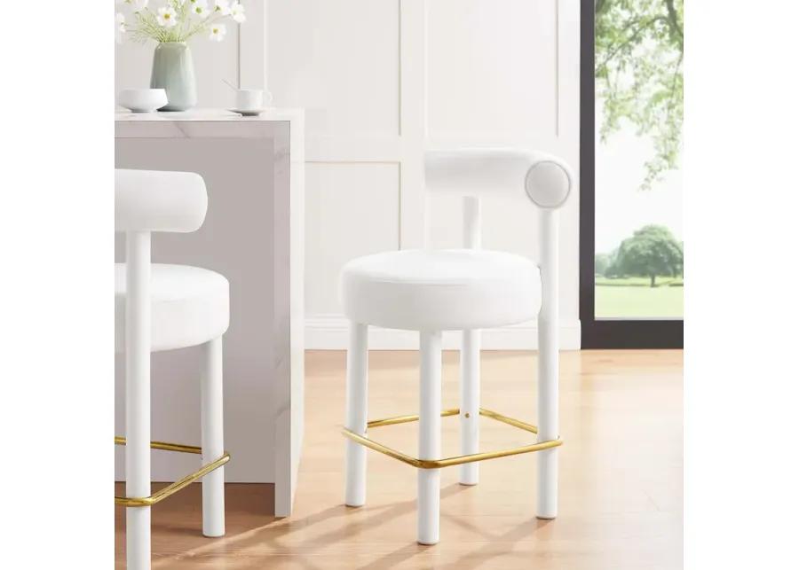 Toulouse Performance Velvet Counter Stool - Set of 2