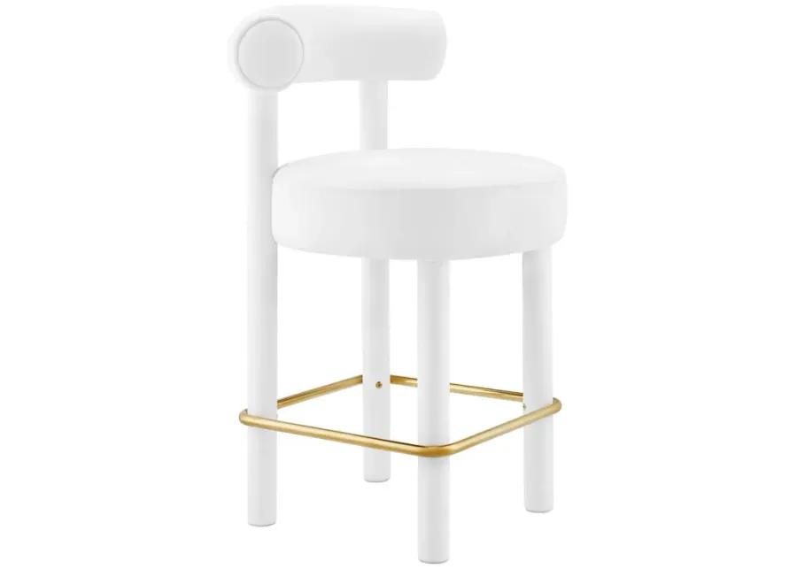 Toulouse Performance Velvet Counter Stool - Set of 2