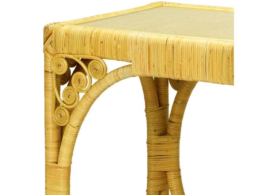 Primrose Rattan Console Table