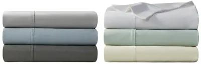 Beautyrest 1000 Thread Count Seafoam HeiQ Smart Temperature Cotton Blend 4 PC Sheet Set