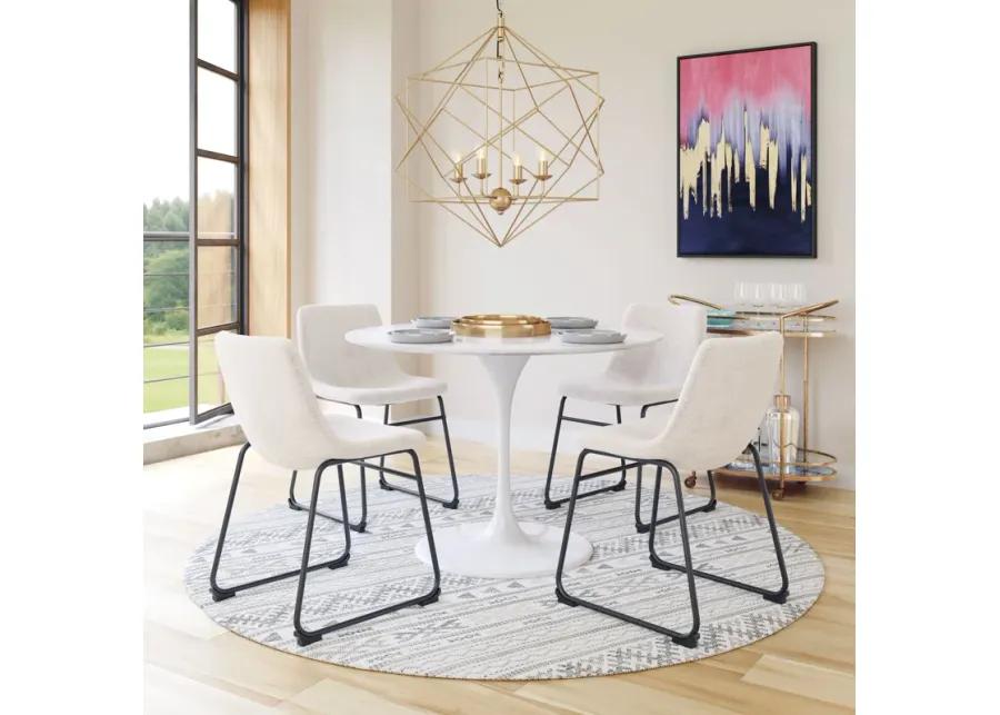 Smart Dining Chair (Set of 2) Ivory