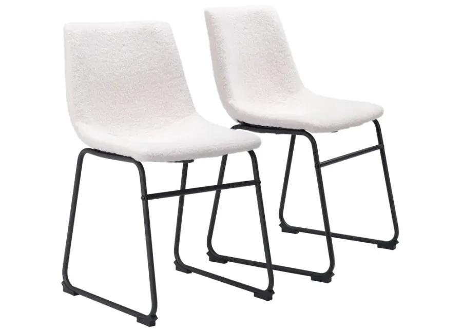 Smart Dining Chair (Set of 2) Ivory